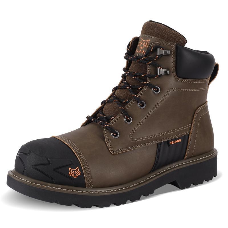 Steel Toe Safety Work Boot for Men Slip Resistant Puncture 6|undefined