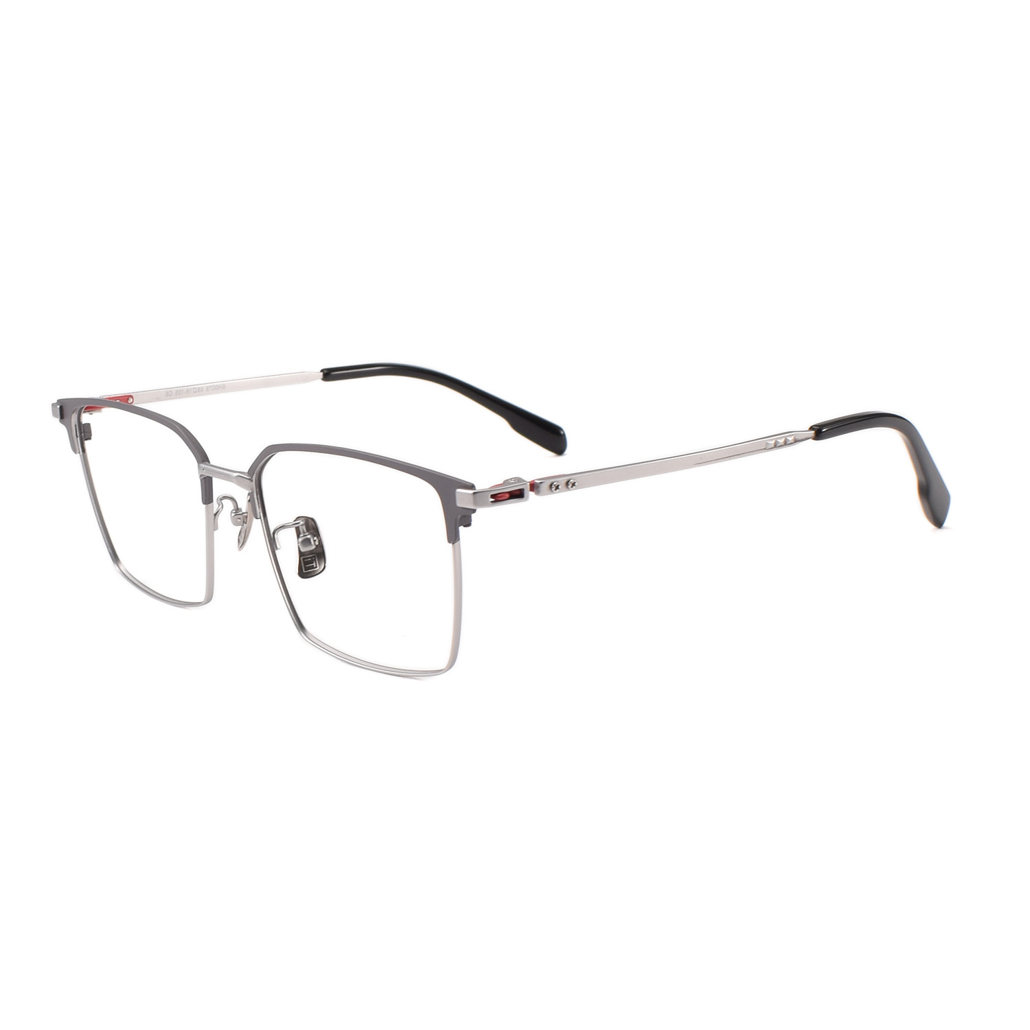 Marco de Gafas Cuadrado 153mm SH0078 de Titanio Puro para Cara Grande image 10