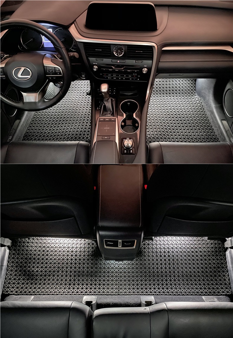TPE car floor mats are specialized non-slip, wear-resistant, odorless rubber waterproof carpet-style car mats