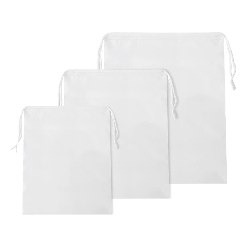 PE матовая Водонепроницаемая дорожная сумка для хранения нижнего белья обувь сумка для отделки одежды утолщенная сумка для хранения пояса на шнурке