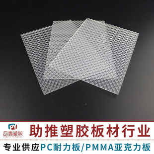 Supply of Ps Diamond Plastic Plate, Organic Glass Diffusion Plate, Single and Double-Sided Frosted Ps Transparent Plate, Size Can Be Customized