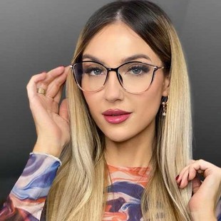 87041 TR90 flat lens optical glasses anti-blue light glasses frame cross-border fashion glasses anti-computer radiation