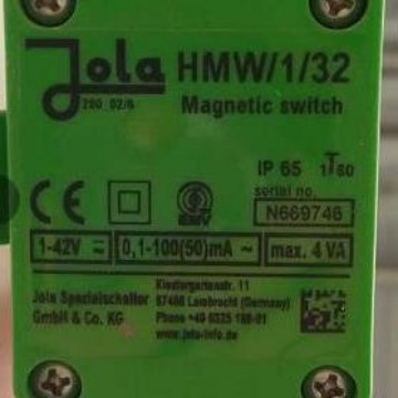 欧洲优势供应 JOLA 全系列 液位开关带连接器 LGS-30-J