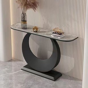 Entrance Hall High-end Entrance Table Simple Modern Corridor Entrance Decorative Table Light Luxury Rock Plate Entrance Cabinet End View Table