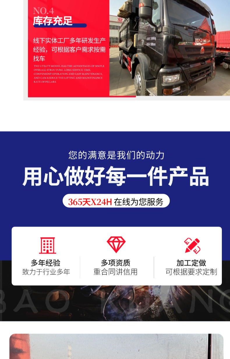 Howo Howo Dump Truck 6*4 Dump Truck Cross-Border Africa Southeast Asia 10-Wheel Truck Truck