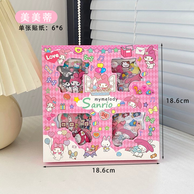 Set de 100 pegatinas kawaii para diario o scrapbooking – diseños variados y coloridos