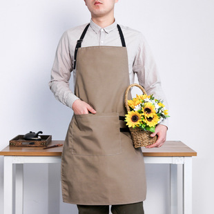 Apron home kitchen barista milk tea shop catering men and women custom logo work clothes hairdressing nail waist