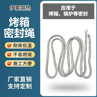 工业烤箱密封矿物纤维陶瓷盘根锅炉门密封条绳隔热绳耐高温保温