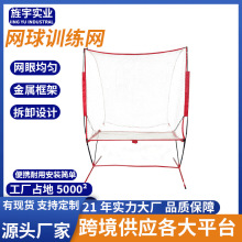 网球练习网 发球机集球抛球网 单人练习集球收球网