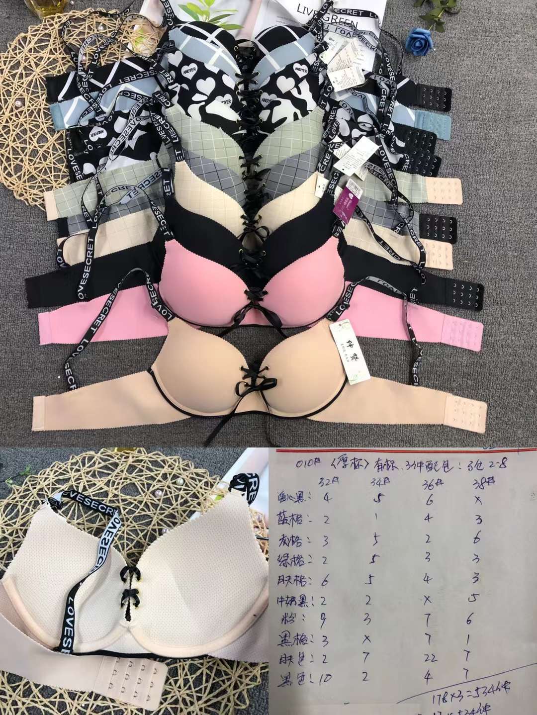 Filipinas Malasia ropa interior brillante sexy sujetador inalámbrico pecho contrayendo sujetador anti-flacidez al por mayor