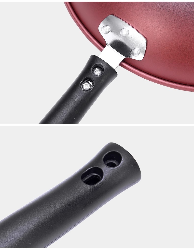Universal Wok Handle Replacement Grip Heat Resistant Plastic No Install Kitchen Cookware Accessory 3 Pack specifications