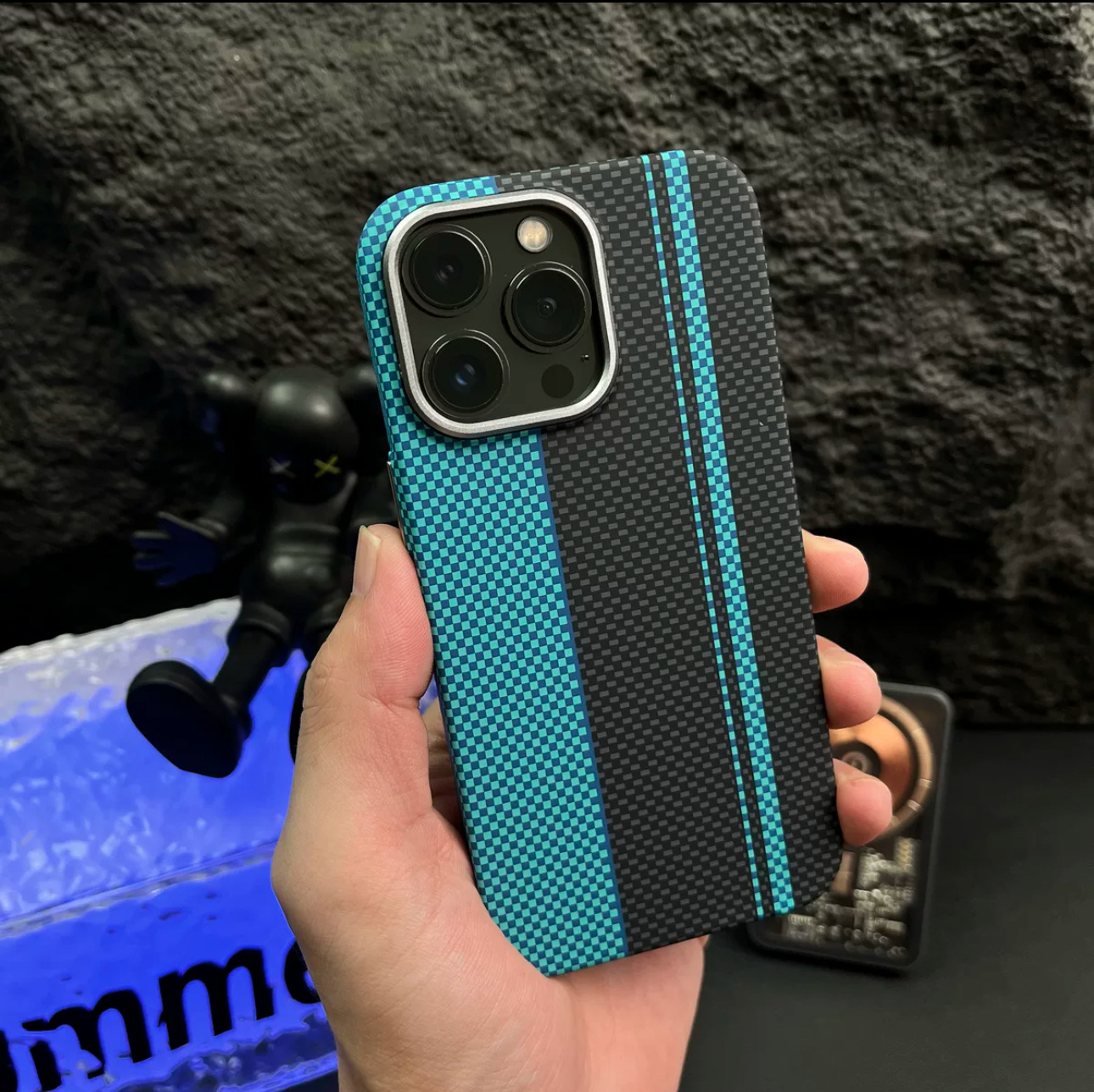 Magnetisk blomster telefoncover til iphone 16 pro max mat_voghion.com