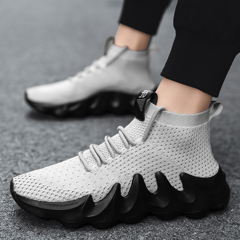 Neue übergroße, leichte, atmungsaktive Socken, vulkanische Sport- und Freizeitschuhe, trendige Herrenschuhe in koreanischer Version_voghion.com