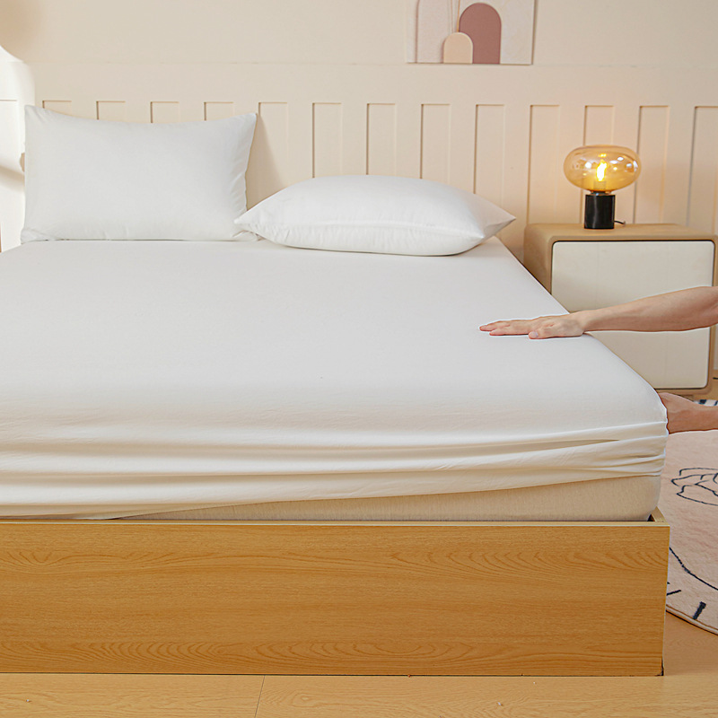 2026爆款加厚仿棉纯色单床笠|ms