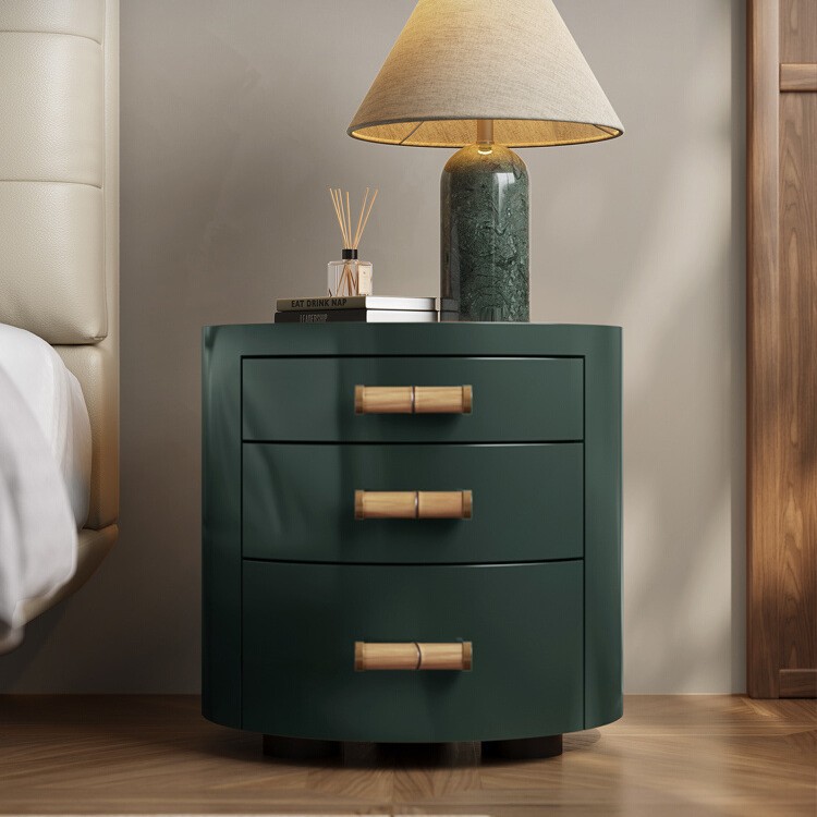 Italian Normcore Creative Bedside Table Bedroom Storage Cabinet Italian Fend High-End Version Modern Simple Bedside Table