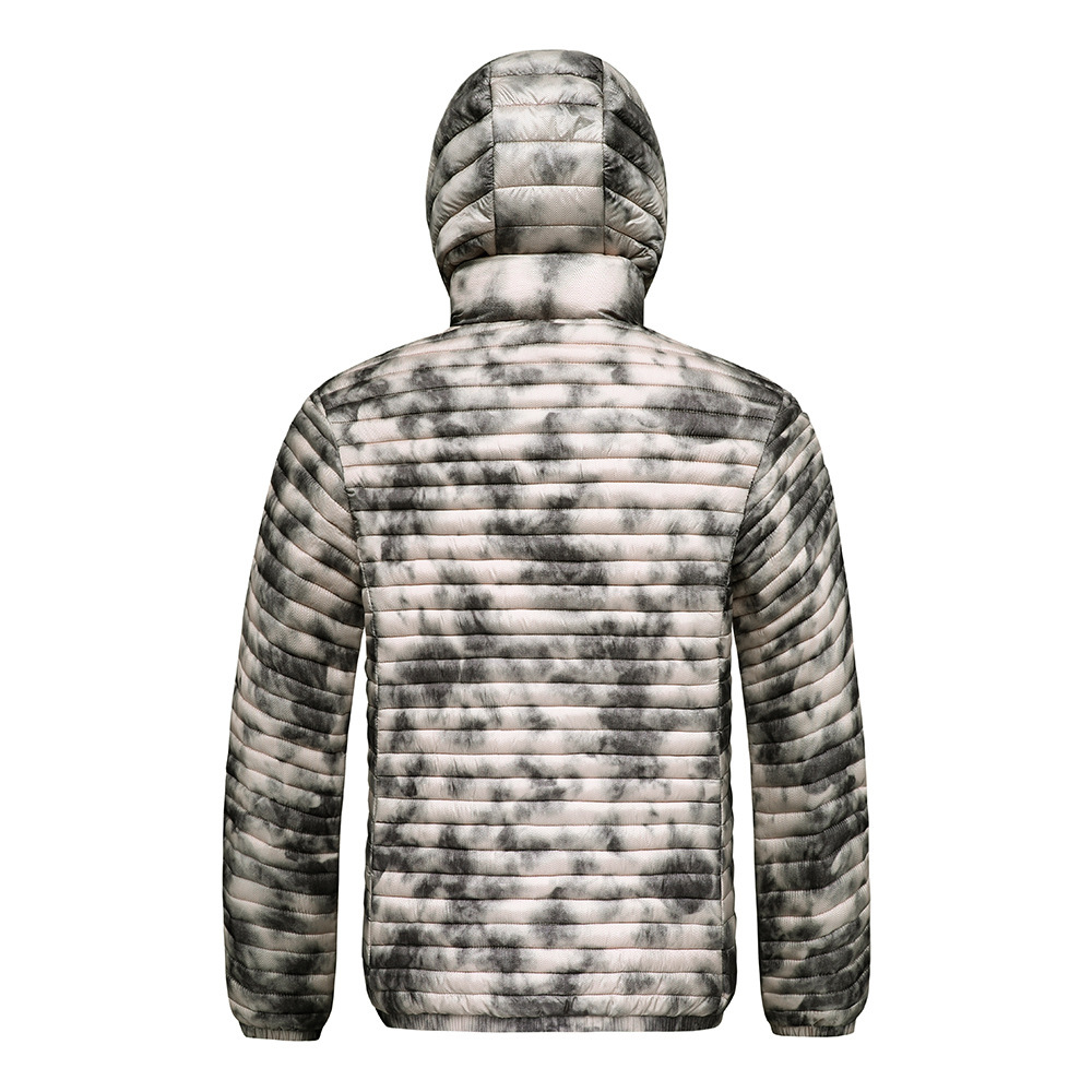 Rib Suit Padded Jacket Men's Removable Cap Thickened Camouflage Padded Jacket Men_voghion.com