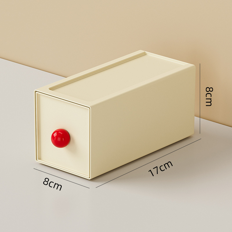 La Caja de almacenamiento de escritorio de oficina de dopamina se puede superponer para almacenar armarios, papelería, estudiantes, cajones cuadrados y cajas de acabado.