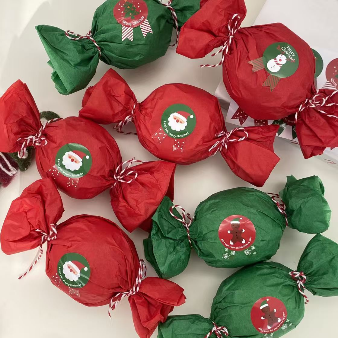 Papel de embalaje de manzana de Navidad de Nochebuena, dulces de Navidad, Papel de Sydney Papá Noel, Papel de embalaje de caja de regalo de alce