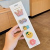 Children's hairgrip for baby, cute fruit cloth, cartoon hair accessory, jewelry