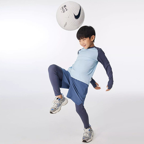 New Arrival: European & American Cross-Border Boys' Children's Sports Fake Two-Piece Yoga Pants – Quick-Drying for Outdoor Activities, Running, and Fitness