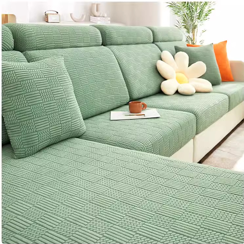 Verdickter, vollständig abdeckender Universal-Kissenbezug für alle Jahreszeiten, elastisch, kratzfest für Katzen, Sofabezug_voghion.com