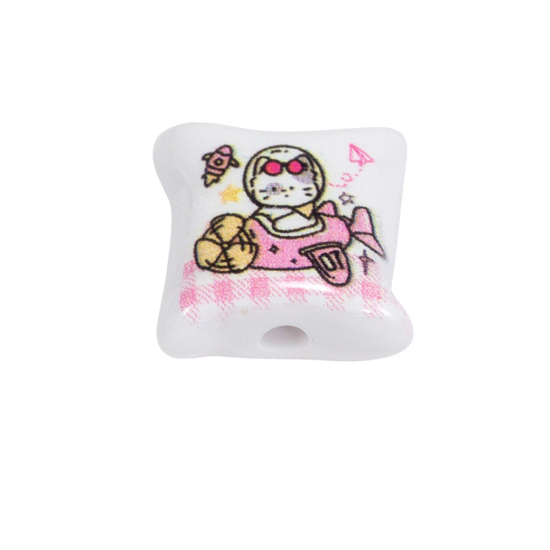 亚克力猫咪卡通枕头串珠DIY钥匙扣儿童发绳挂件饰品材料配件批发|undefined