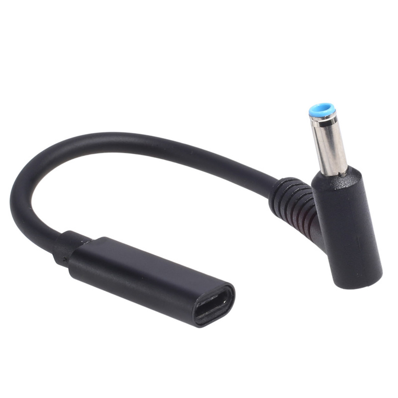 Spot PD fast charging line Type-C female to 4.5x 3.0mm for HP power adapter 4.5*3.0