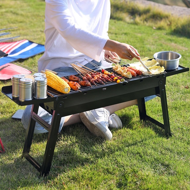 加厚烧烤炉家用木炭烧烤架户外碳烤炉野外大烤肉炉子室内用具bbq|ms