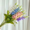 Single double -colored dwells, simulation silk flowers, high branches, Gullandol living room flower arrangement European -style wedding roads