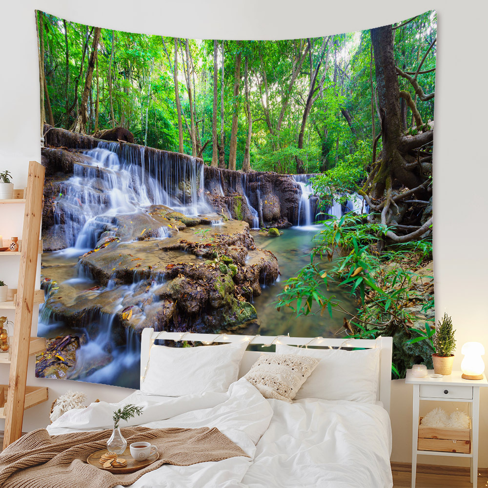 Fashion Landscape Wall Decoration Cloth Tapestry Wholesale Nihaojewelry display picture 48