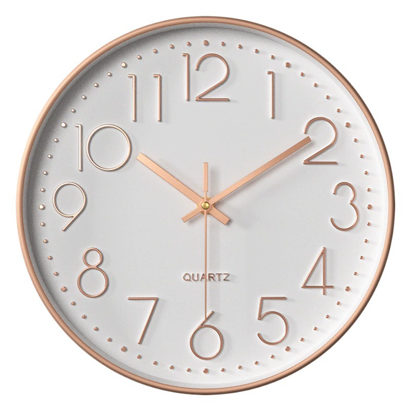 Часы и часы гостиная бесшумные настенные часы простые взрывные модные часы настенные дома стерео цифровой 30CM clock