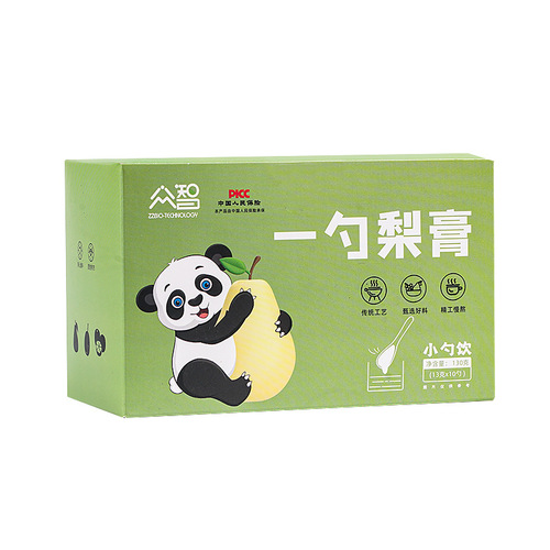 A scoop of pear honey convenient nutritious paste manufacturer 130g brewing beverage goji fruit loquat pear juice handmade cooking