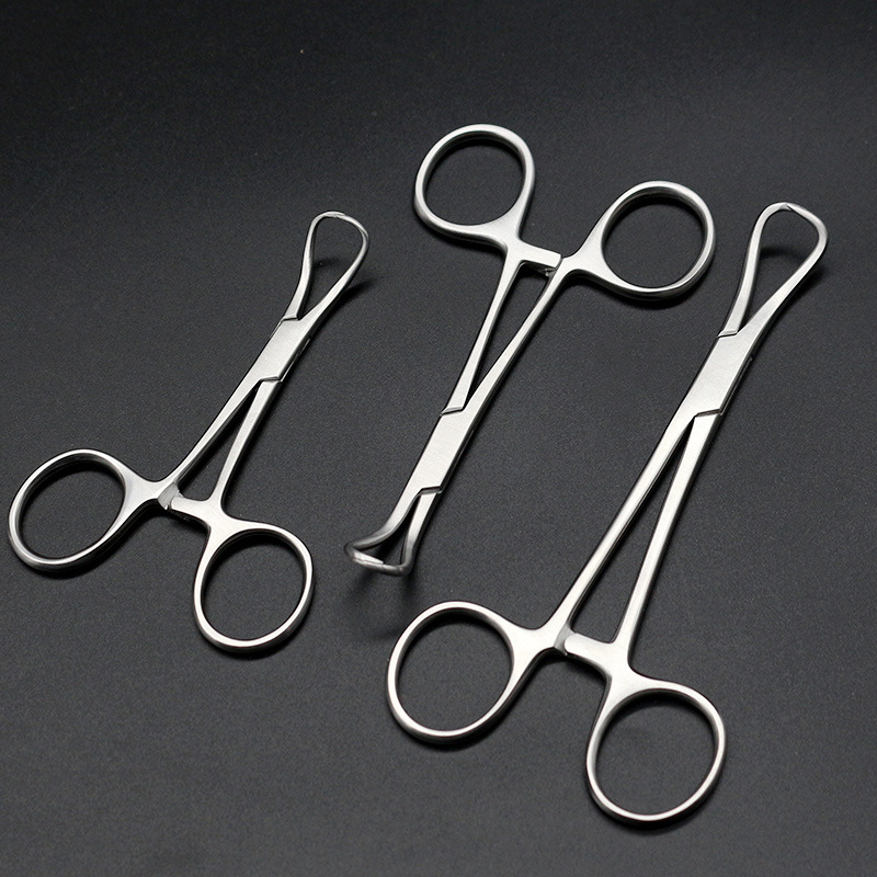 帕巾钳毛巾钳子医生提创巾钳尖头夹头夹持洞巾钳子布巾钳抓布钳子