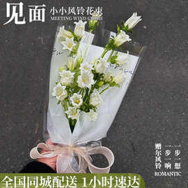 七色风铃草花束配送女友闺蜜生日礼物鲜花速递同城上海深圳店