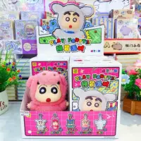 Подлинный карандаш Shin-chan Dress Up Party Series, виниловая плюшевая слепая коробка, модная милая кукла, подарок, украшение, оптовая продажа