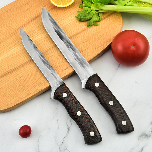力具不锈钢菜刀厨房锻打剔骨刀锋利切片刀家用切肉刀水果刀厨师刀