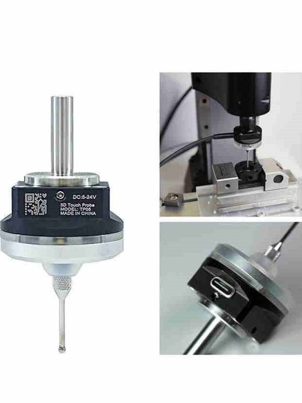 3D寻边器 V6 CNC 防滚 3D 探头寻边器 兼容 mach3 和 grbl 雕刻机|undefined