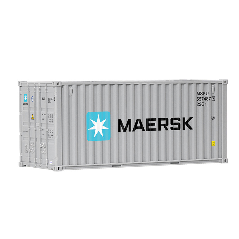 Maersk contenedor modelo Decoración Oficina escritorio papelería caja de almacenamiento contenedor modelo contenedor titular de la pluma