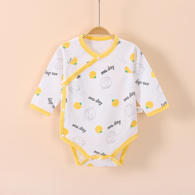 baby clothes pure cotton Newborn Bodysuit spring and autumn summer baby one-piece garment spring clothes triangle Romper Long sleeve