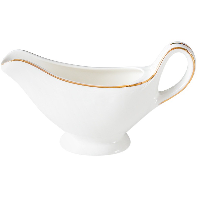 Phnom Penh Western-style Western-style Tableware Black Pepper Sauce Bucket Ceramic Milk Pot Coffee Milk Pot Plus Milk Cup Milk Pot Sugar Pot Milk Pot