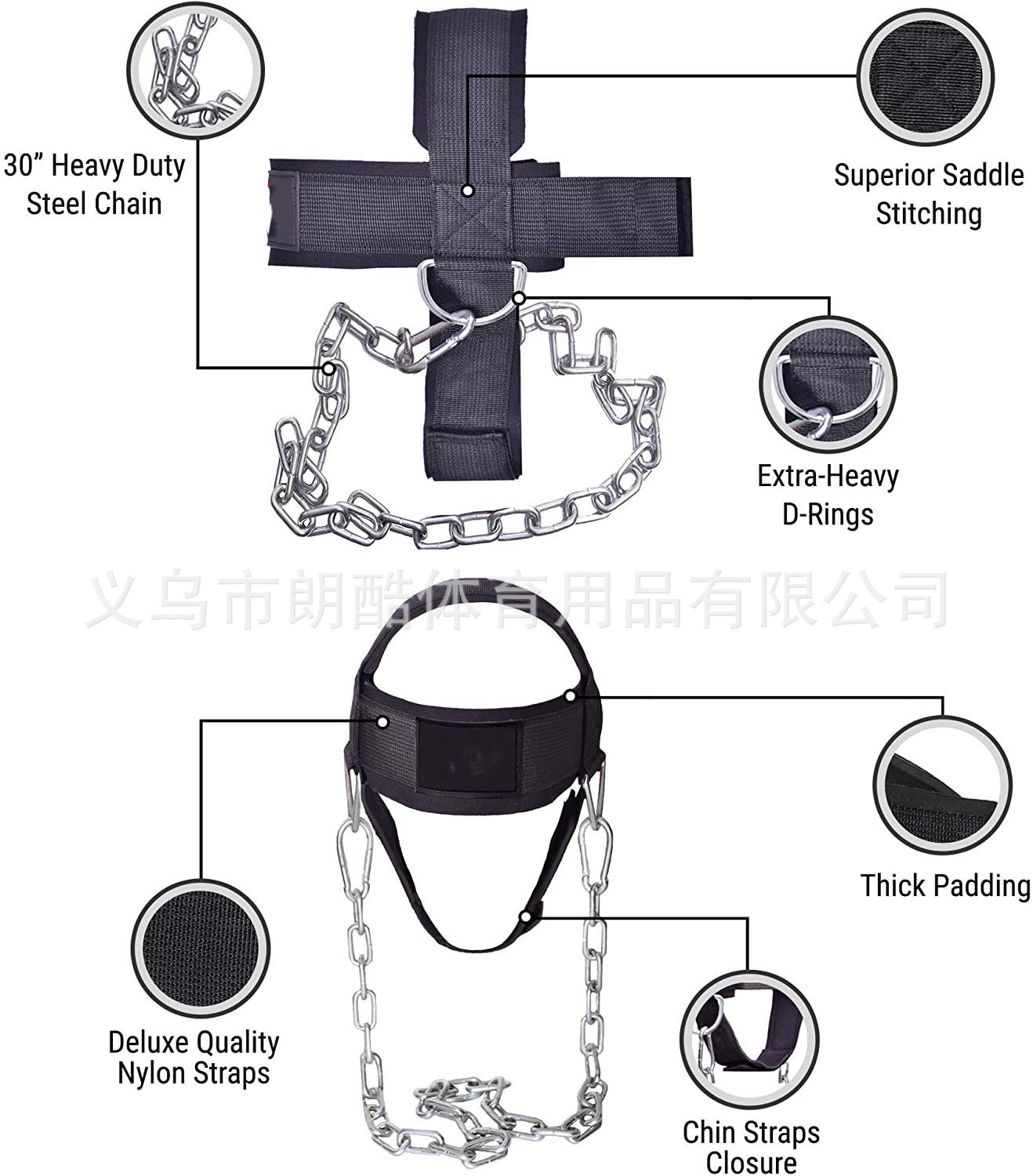 Entrenador de cabeza y cuello avanzado entrenamiento de fuerza con peso de hombro gorra de cabeza y cuello entrenamiento gorra de cuello fitness deportes músculos europeos y americanos