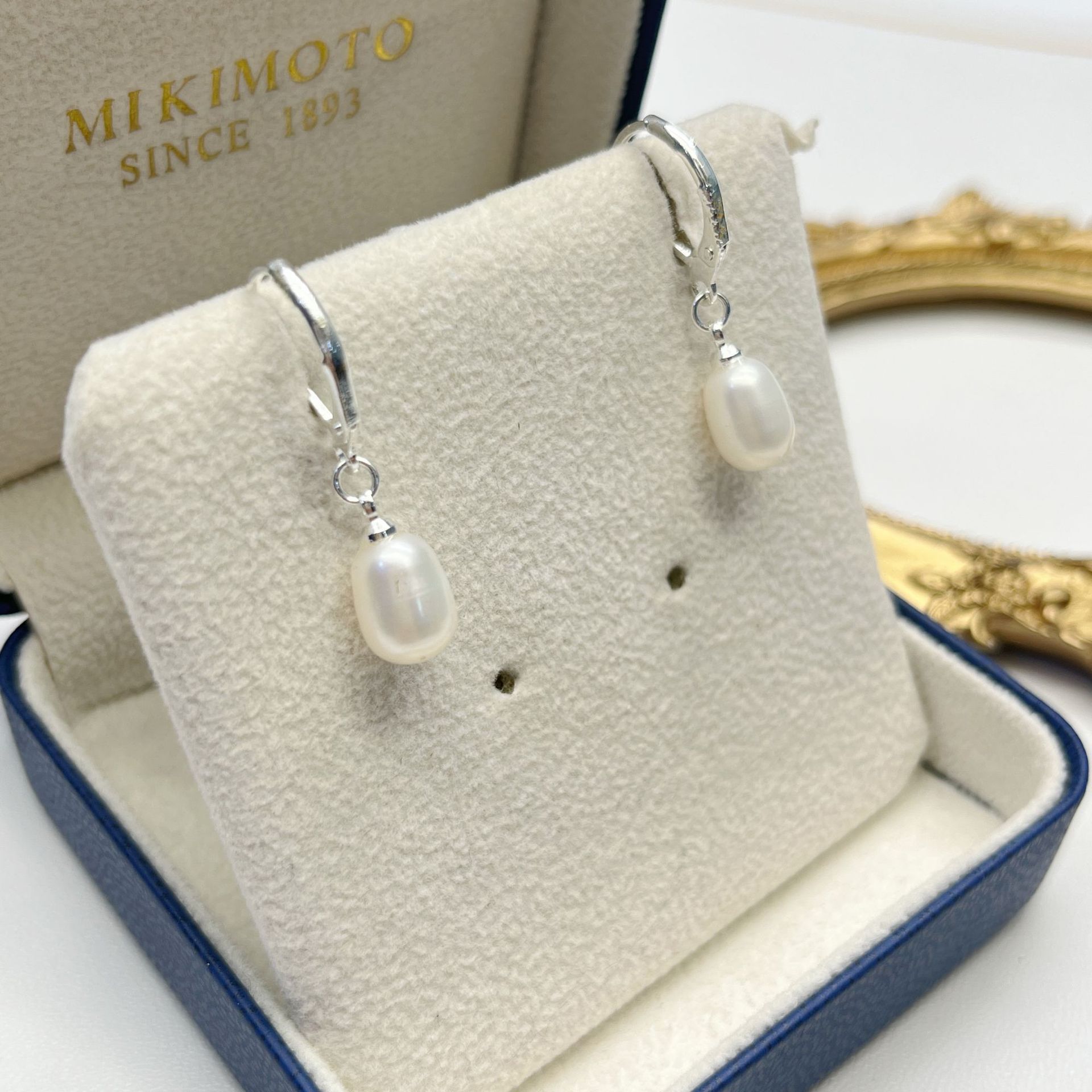 13g Weight Copper Ear Needle Material Drop Earrings Classification 1 Pair Quantity Daily Occasion Freshwater Pearl, Copper Material Geometric Pattern All Seasons Season Women's Gender Simple Style Style 1 Pair Freshwater Pearl Copper Freshwater Pearl Earrings Geometric Drop Earrings 5