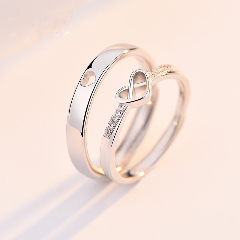Ring heart shaped for men and women for St. Valentine's Day
