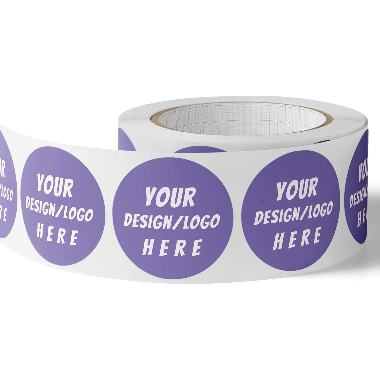 定 制圆形方形BOPP贴纸2英寸商务婚礼派对适用