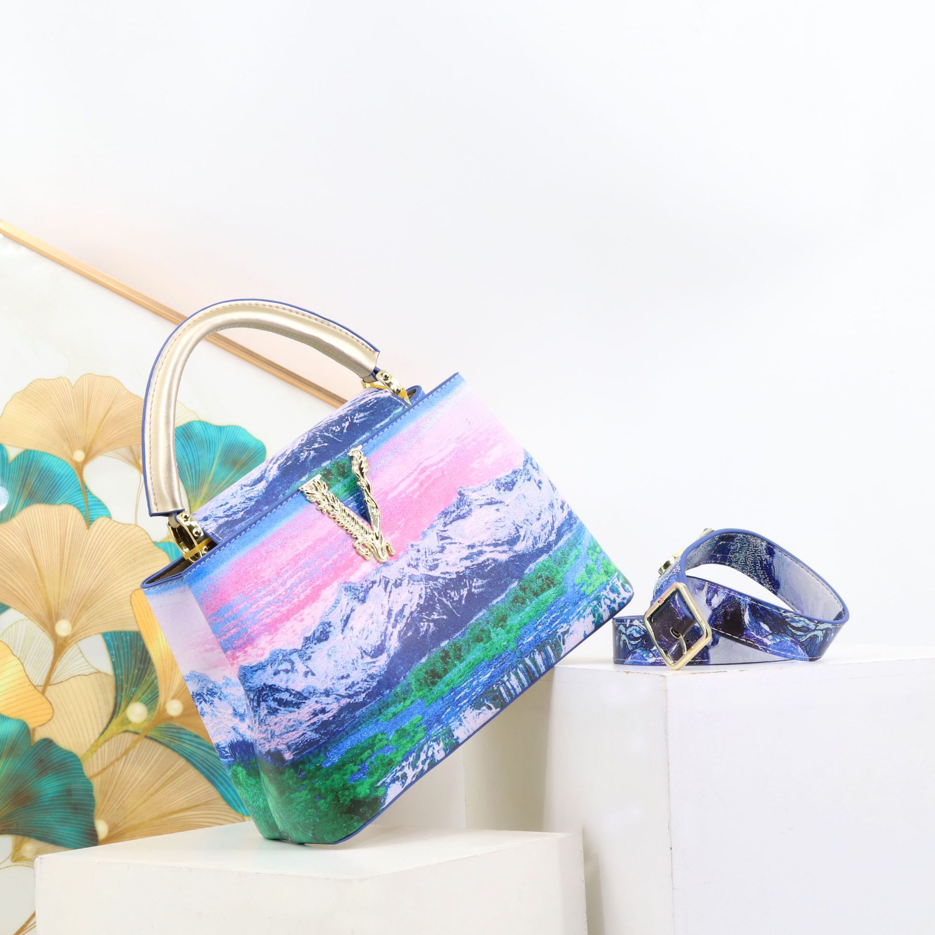 Women's bag portable crossbody printed bag high quality women's bag_voghion.com