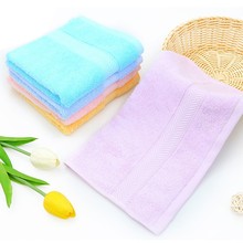 批发洁丽雅方巾纯棉一等品长绒棉柔软吸水家用6731素色克重50左右