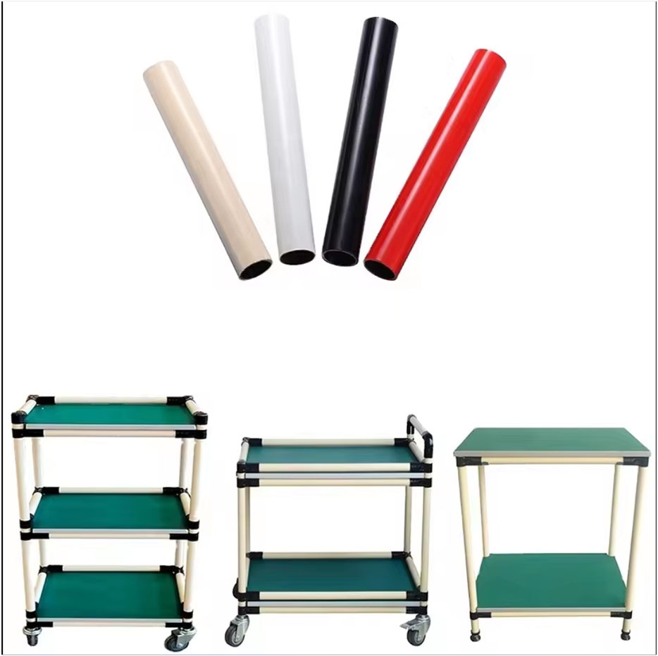 厂家直供钢塑复合管精益管米黄色线棒精益管 一米起批精益管