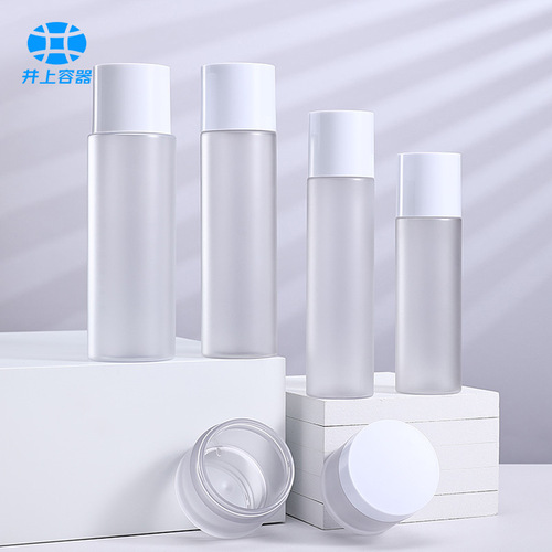 120ml frosted transparent hydrosol bottle 100ml lotion skin care product plastic bottle cosmetics 50g cream bottle