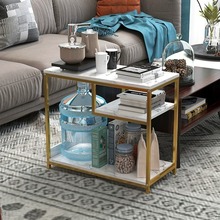 定制跨境沙发边柜侧边柜客厅家用沙发旁茶几置物架卧室床头小桌子