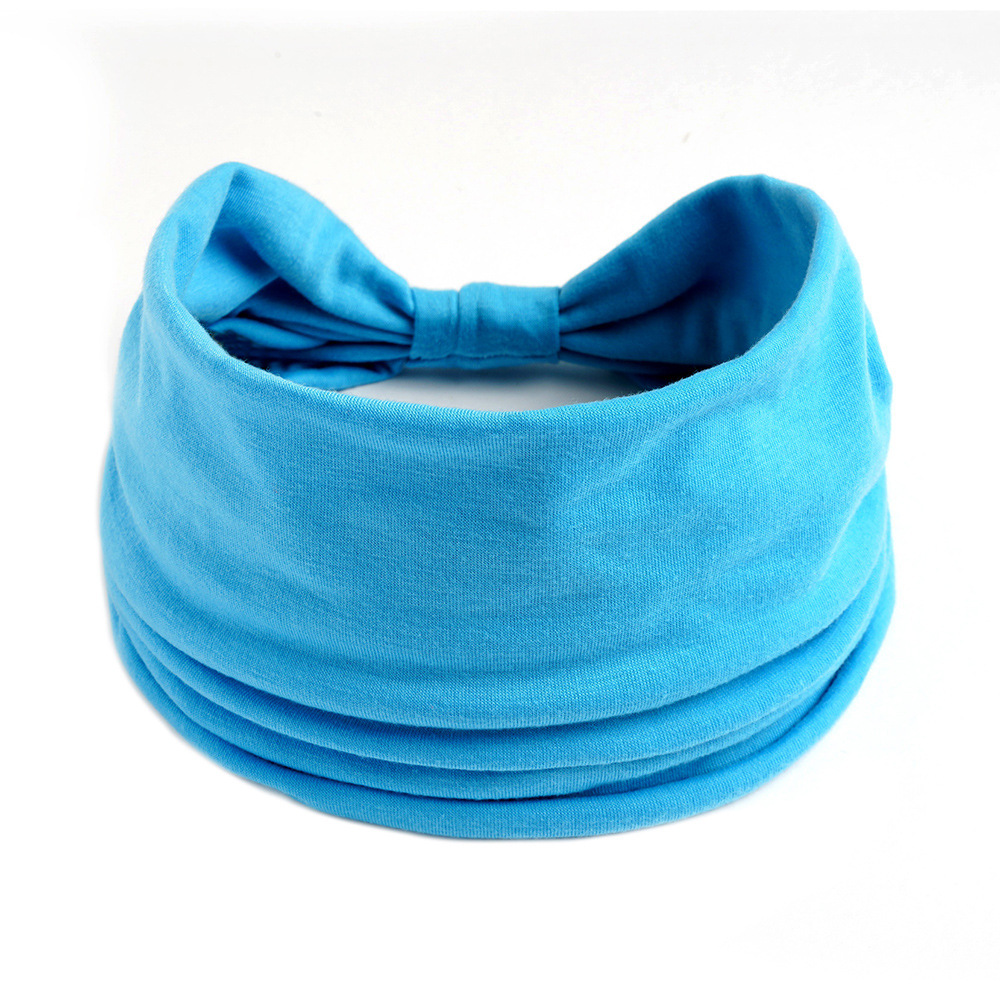 Yoga europeo y americano lavar la cara correa de cabello para mujeres cubrir el borde amplio turbante de cabello blanco protector de cabello transpirable frente cubierta banda de cabello absorción de sudor